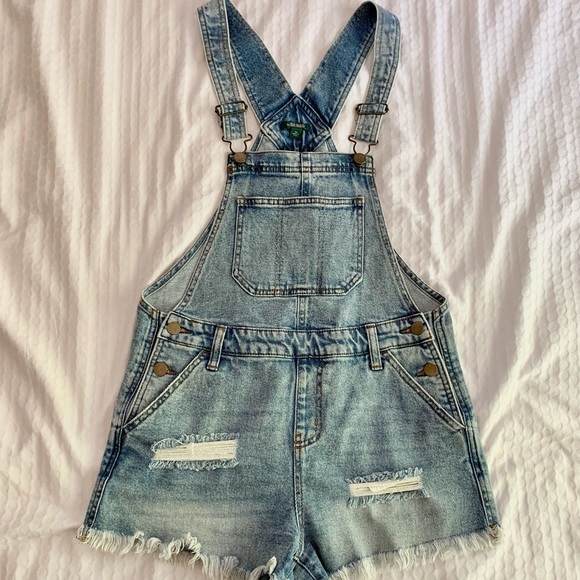 Target Wild Fable denim overalls - Picture 1 of 8